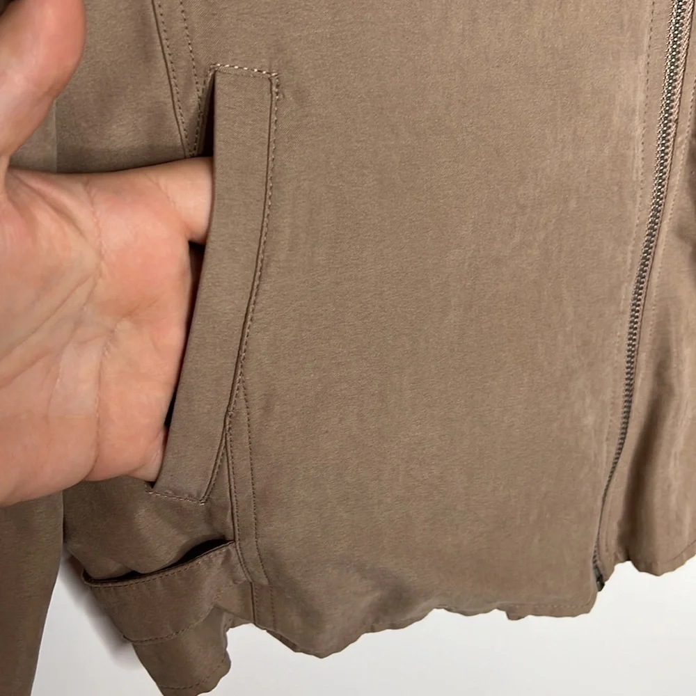 Staccato Beige Cropped bubble Soft Jacket